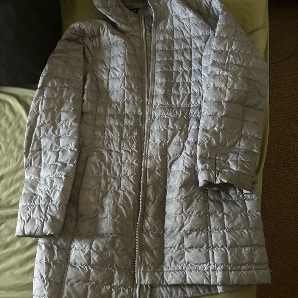The North Face Gray Quilted Jacket
